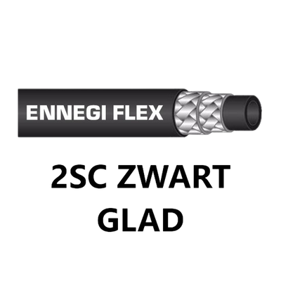 Slang 2SC-08- 420 Bar 150°C zwart glad