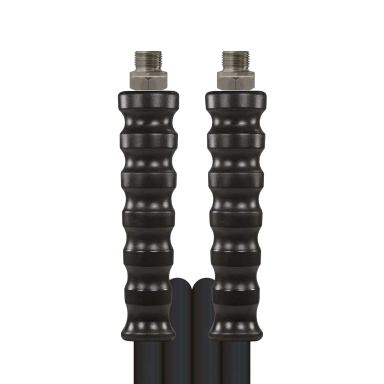 Slang 2SC-10 ZW 35 Mtr. 400 bar AGR 3/8" + GKS zwart