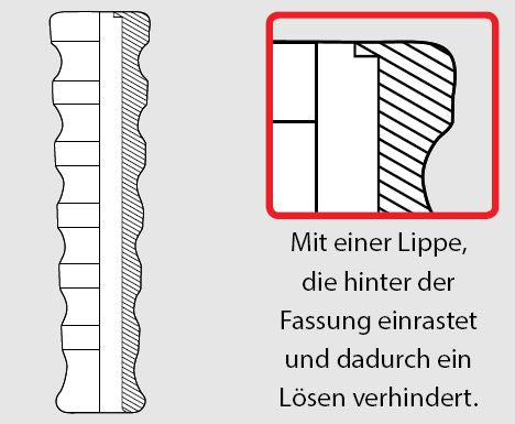 Knikbeschermer NW 10 zwart golvend