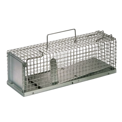 Rattenval tunnel 40 cm verzinkt