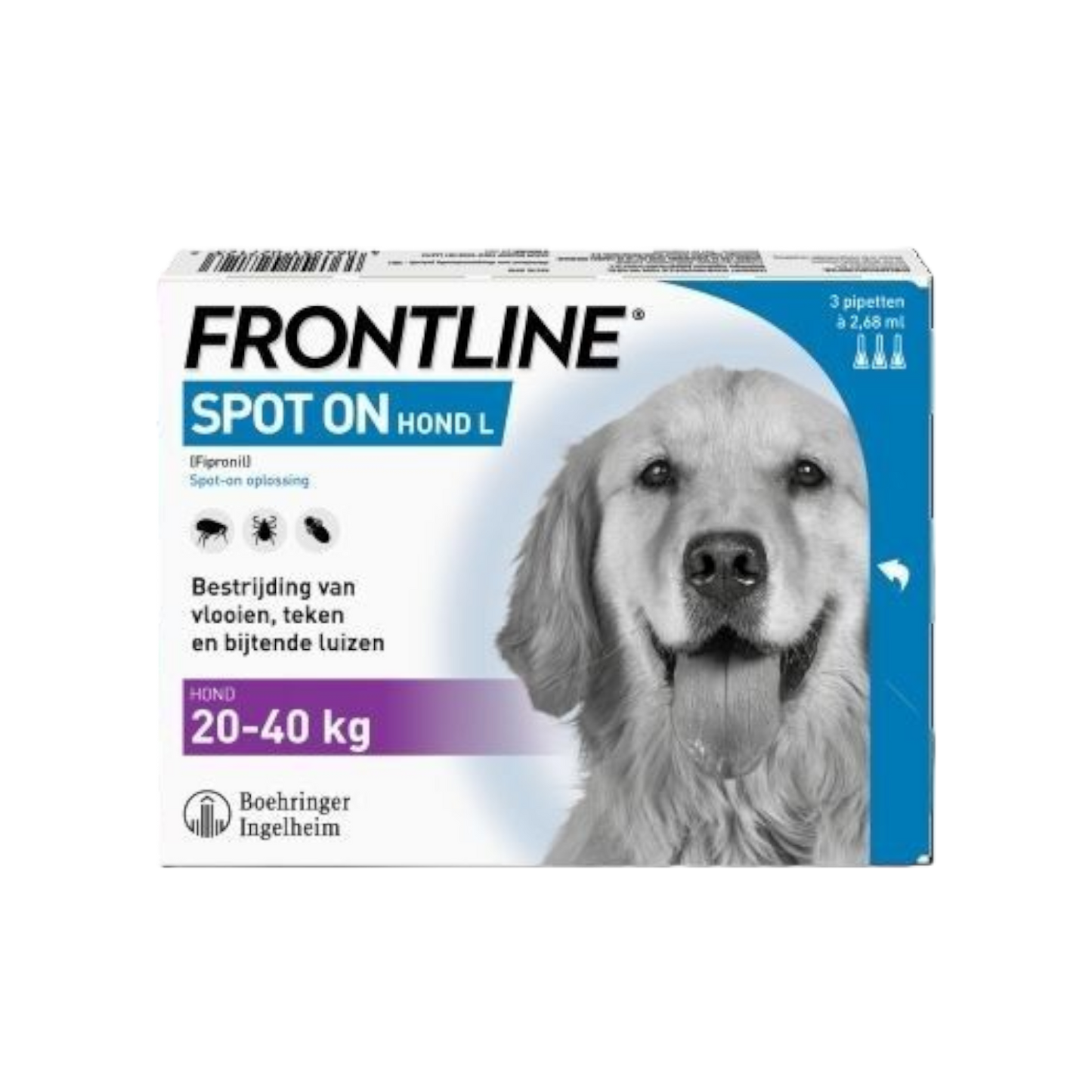 Frontline Spot On Dog L (20-40 kg) - 3 pipety