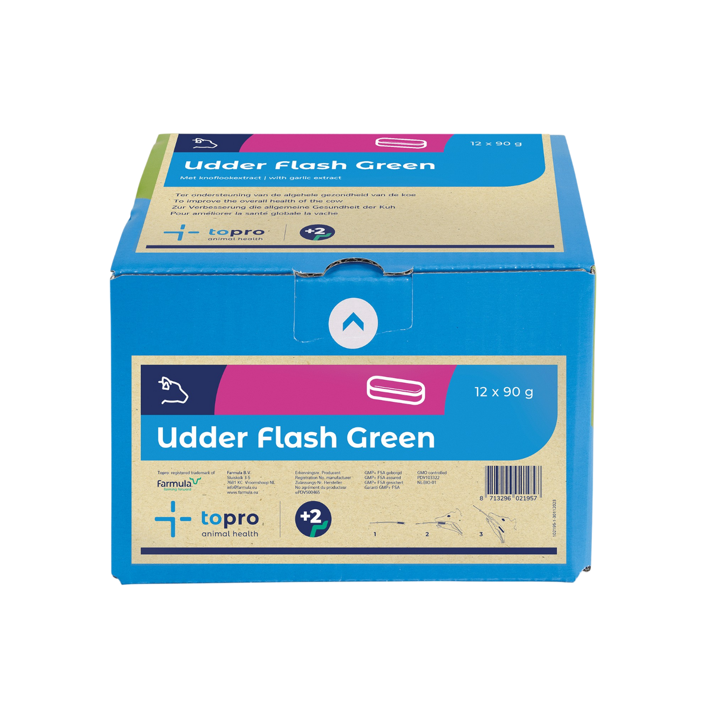 Topro Udder Flash zielony bolus 4x90 gramów