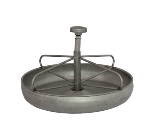 Bol d'alimentation/abreuvoir pour porcelets en acier inoxydable