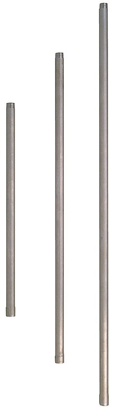 Water pipes without brackets 500 mm