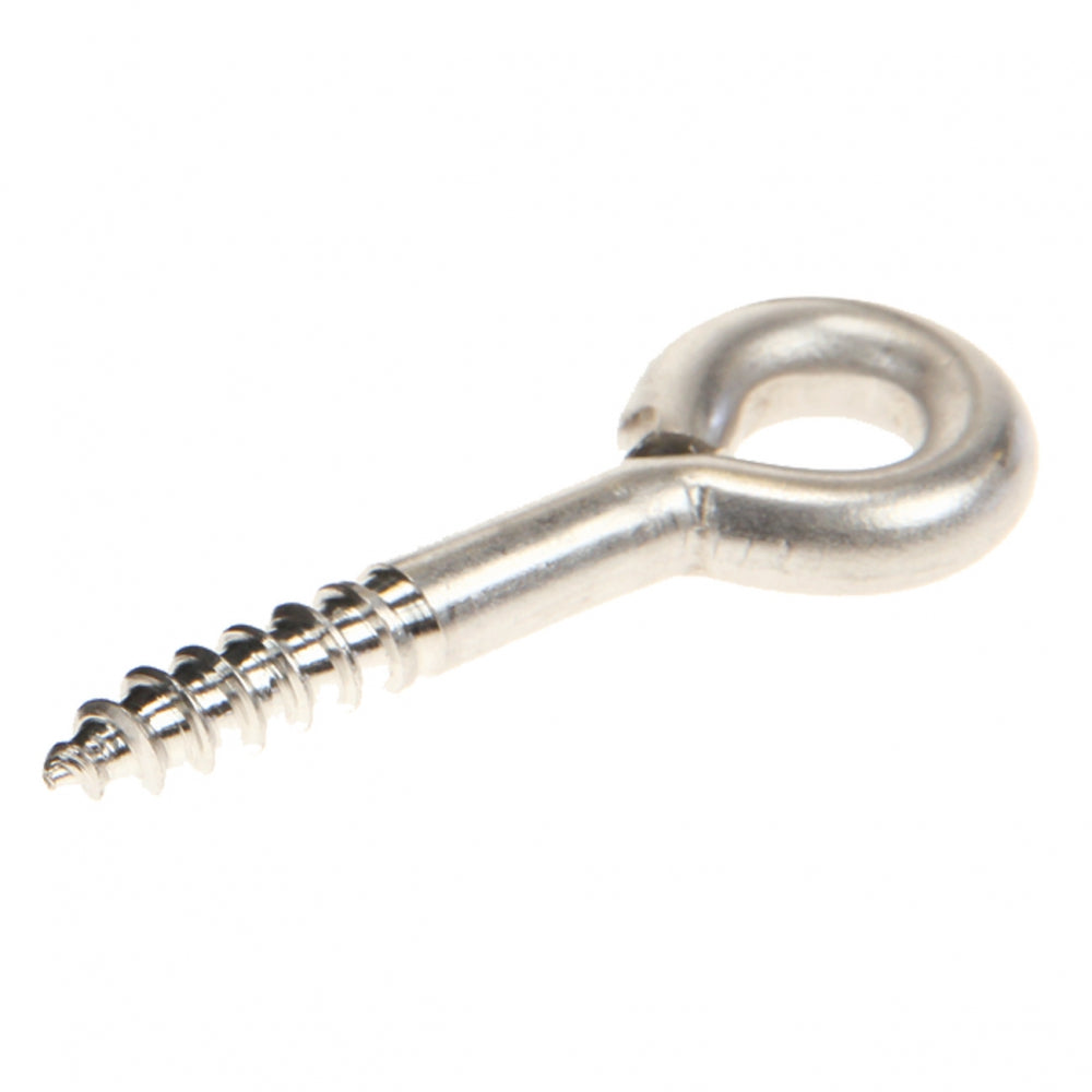 Schrauböse Edelstahl/INOX für Holzpfosten