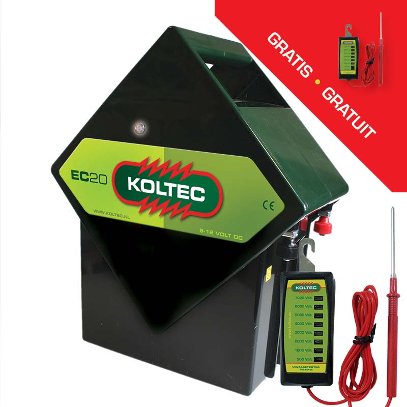 Battery device KOLTEC EC20, Incl. 8-stage tester