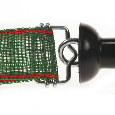 Poortgreep KOLTEC, zwart met lintverbinder voor lint tot 40 mm