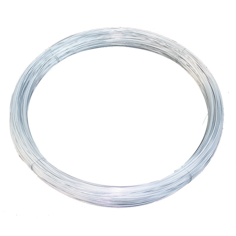 Fil, acier aluminisé, environ 650 mtr 2.5 mm, 25 kg, force de rupture 500 kg, résistance 35 Ohm/km