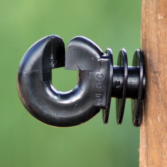 Ringisolatoren KOLTEC, brede sleuf, voor houten palen, emmer 200 stuks