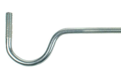 Isolatorsteunen (kort met zwanenhals) met M10 draad, beide kanten