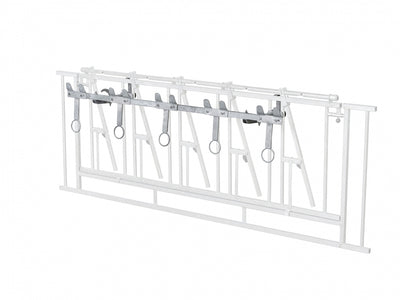 Foldable teat bucket holder