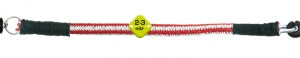 Rood-witte elastische en losse Kabel