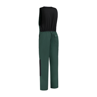 Pantalón bodycon verde botella/negro