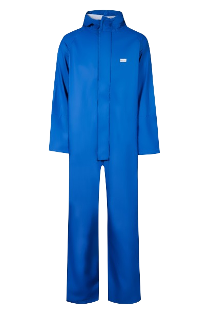 Water and Windproof PU Rain Overall BLUE