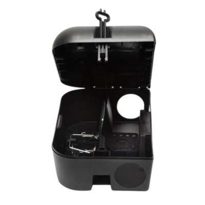 Luxan rattenbox + klem zwart