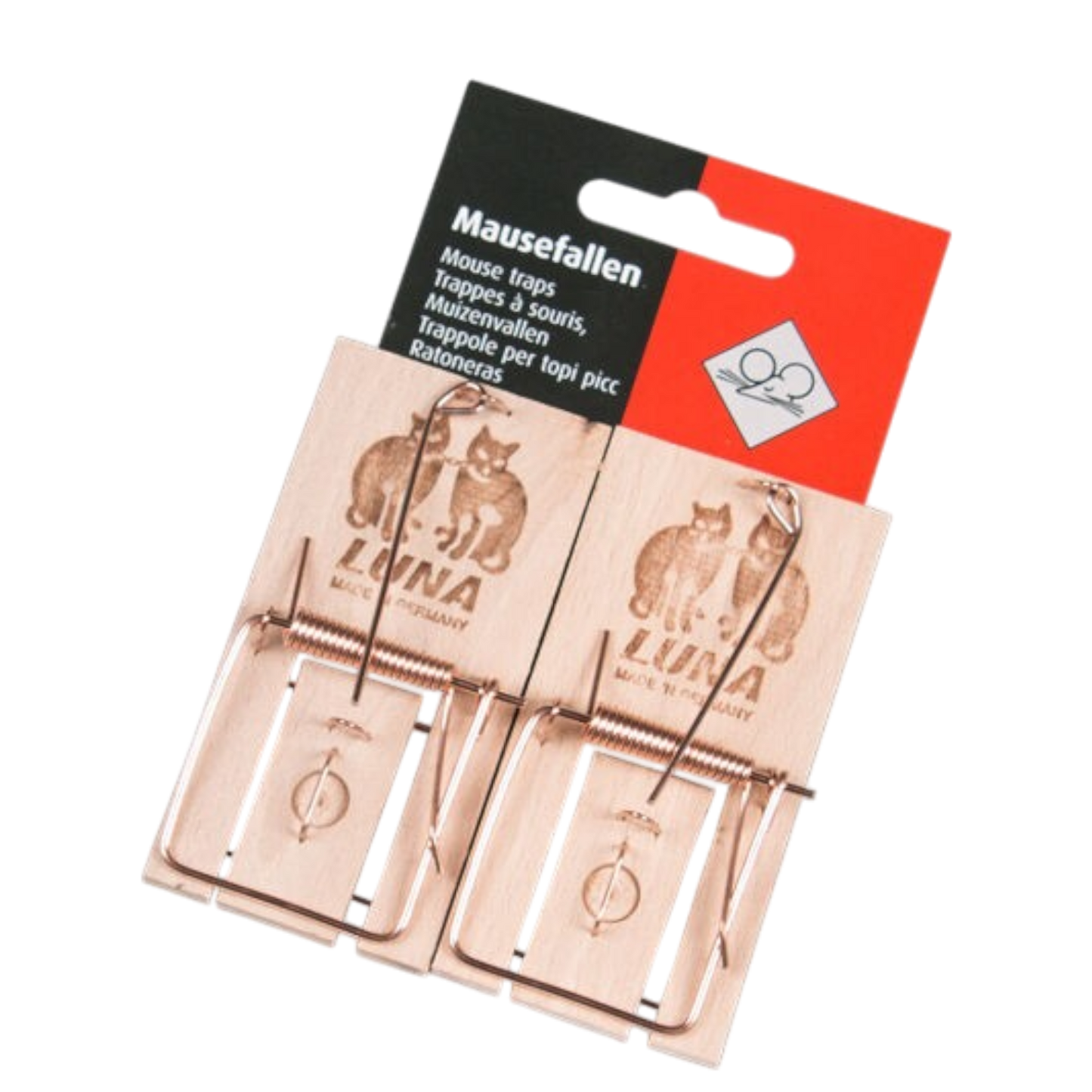 Ratonera madera LUNA - 2 piezas