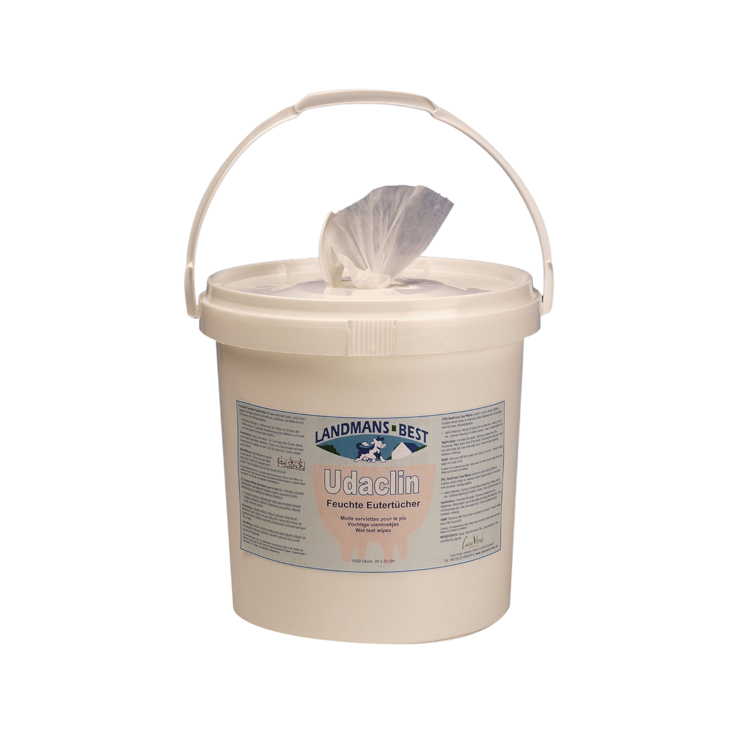 Udder wipes Udaclin with dispenser