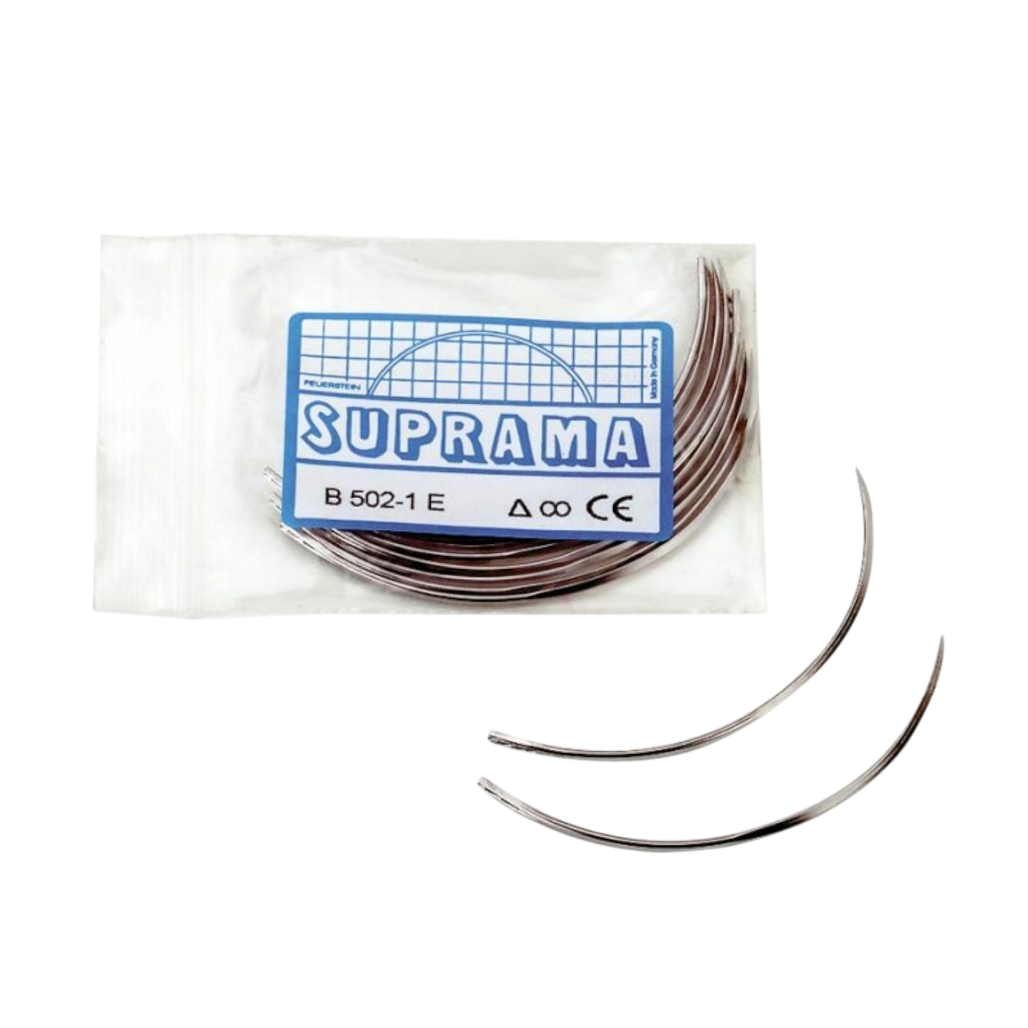 Agujas de sutura hemisféricas 12 piezas