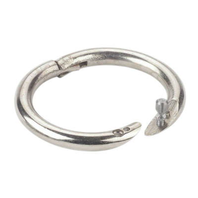 Anneau de nez modèle W nickelé