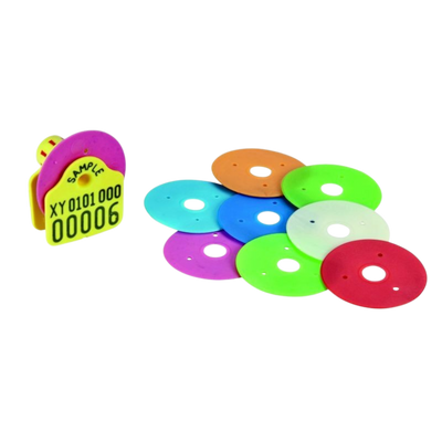 Ear tag selection disc 3.2cm (100 piezas) - Varios colores disponibles