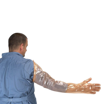 Besamungs-/Inseminationshandschuh Krutex Super - Orange - 90 cm (100 Stück)