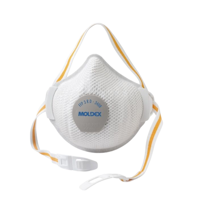 3408 Mascarilla Moldex Air Plus FFP3 para polvo fino - 5 piezas