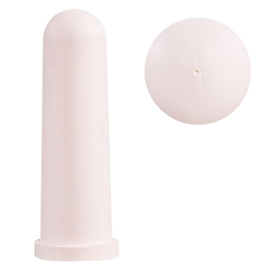 Tétine de veau Hiko 100 mm blanche avec coupe transversale (5 pièces)