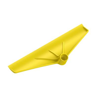 Plastic manure scraper