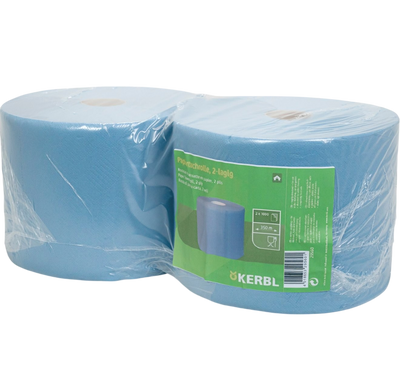 Papierrol mini blauw - 2 stuks