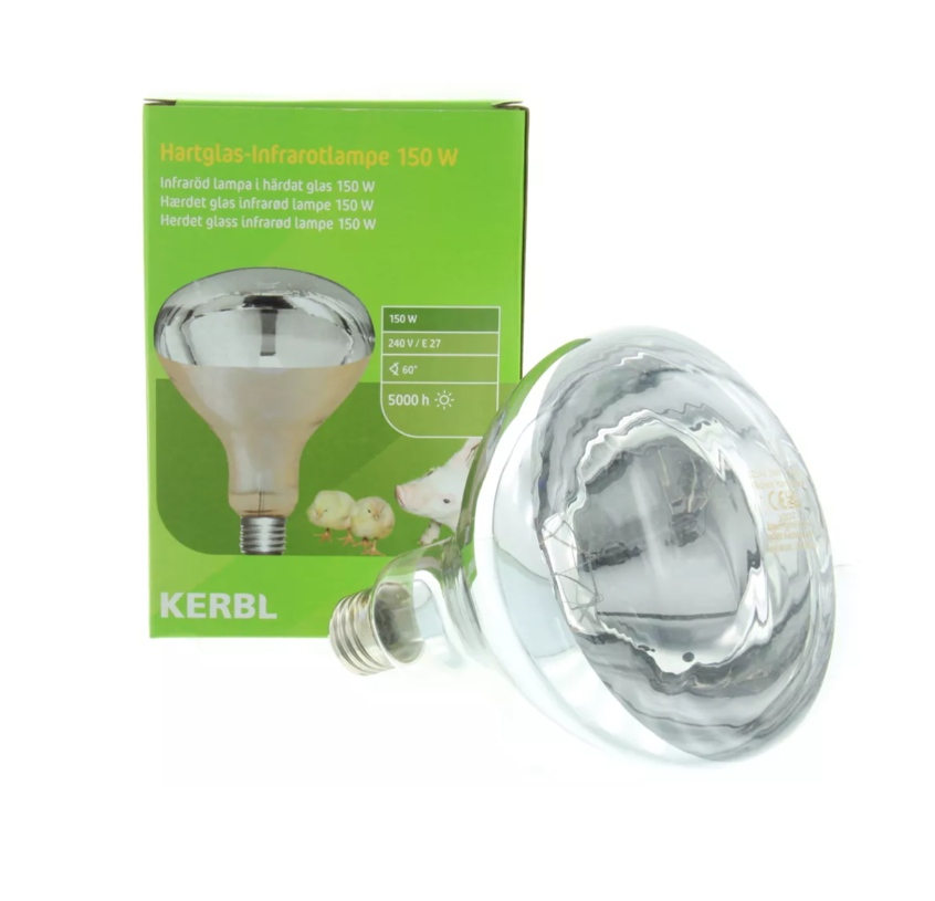 Kerbl warmtelamp infrarood 150W wit