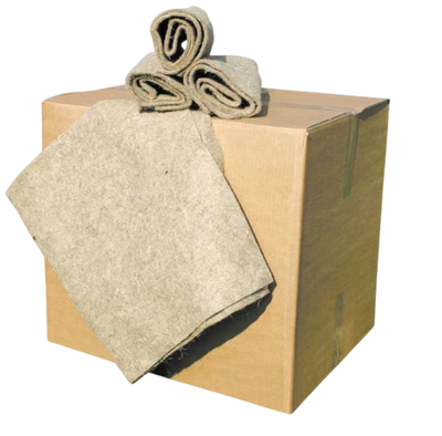 Werpmat hennep 100x50cm geperforeerd (40 stuks)