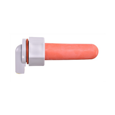 Tétine de veau Hiko 120 mm rouge avec coupe transversale 5 pièces