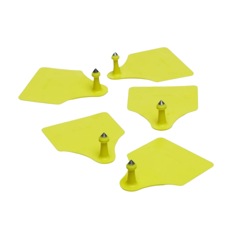 Allflex Senior man geel onbedrukt 20 stuks