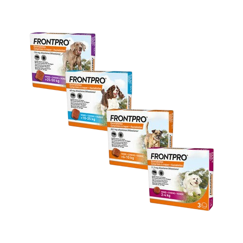 Frontpro Dog (3 tabletki do żucia) - Różne odmiany