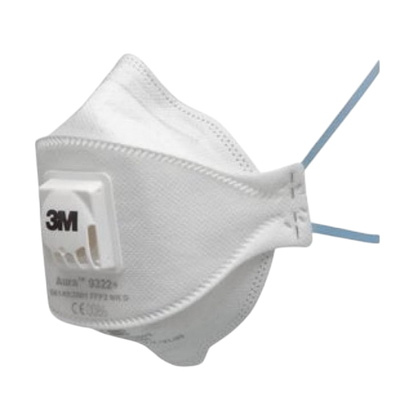 9322 Máscara antipolvo fina 3M Comfort Fold FFP2 - 10 piezas
