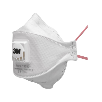 9332 Mascarilla 3M Comfort Fold FFP3 para polvo fino - unidad