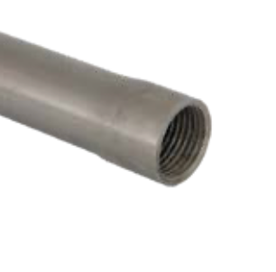 RVS pijp 1/2" bi x 1/2" bu 30 cm