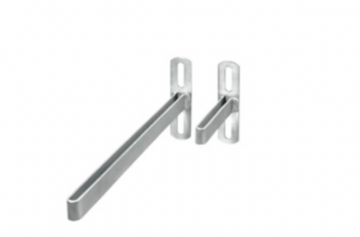 Wall bracket - length 150 mm - thickness 4 mm - Support for PVC or PE pipes and ducts