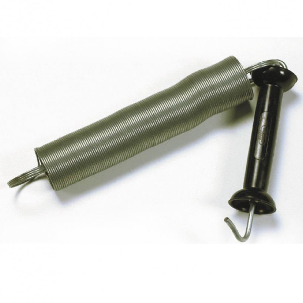 Gate handle KOLTEC, black with gate spring – Stable brothers
