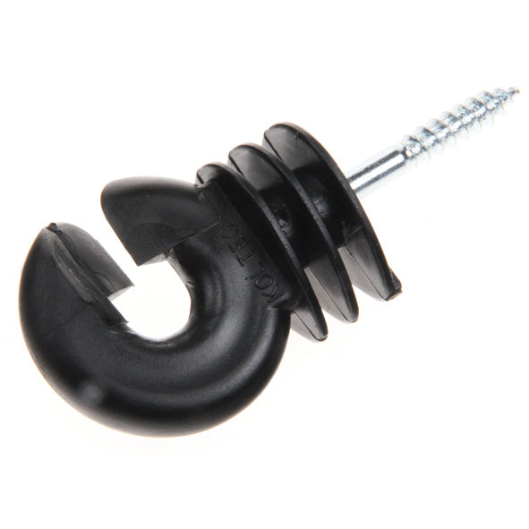 Ring insulators KOLTEC, wide slot, for wooden posts, bucket 200 pieces