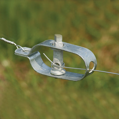 Napinacz drutu, duży, ocynkowany, 13 cm długości i 5 cm szerokości (nr 4)