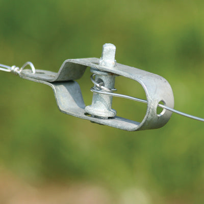 Napinacz drutu, mały, ocynkowany, 10 cm długości i 3 cm szerokości (nr 2)