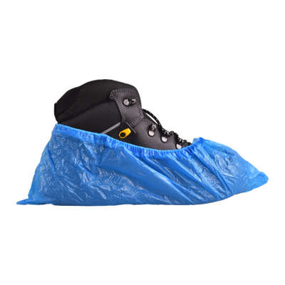Couvre-chaussures CPE bleu 100 pièces