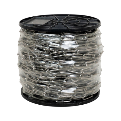 Ronde stalen ketting, roestvrij staal, 4 mm, 50 m