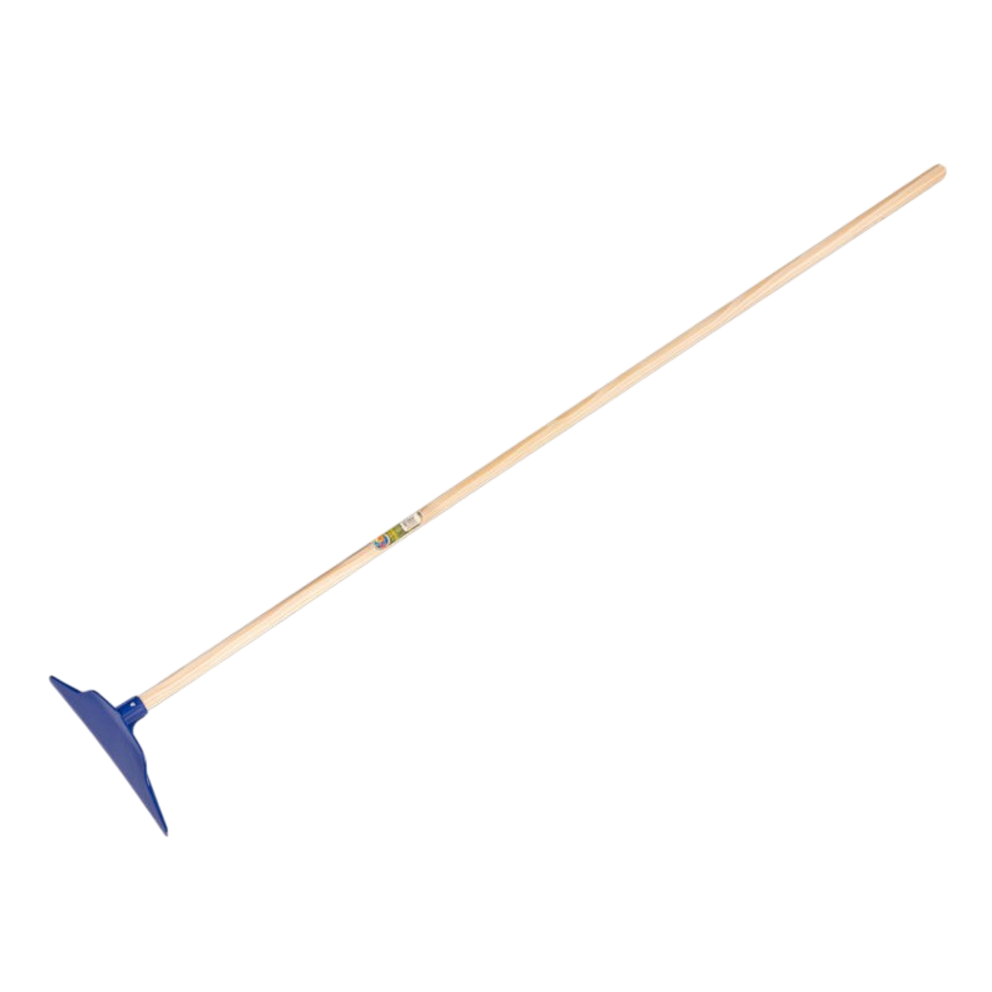 Rascador estable plástico azul 35 cm con mango 170 x 28 cm