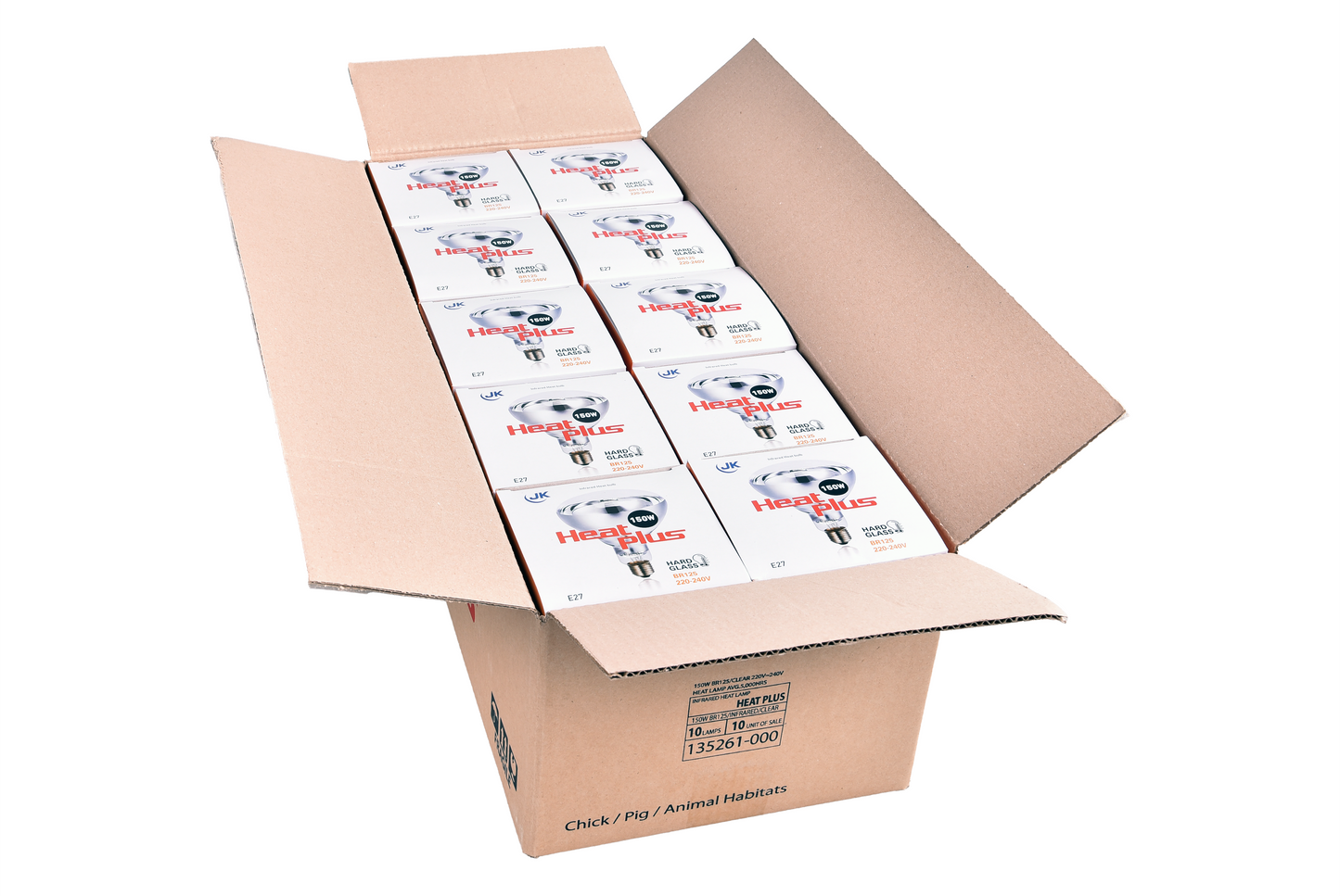 Warmtelamp Heat Plus (rood) BR125