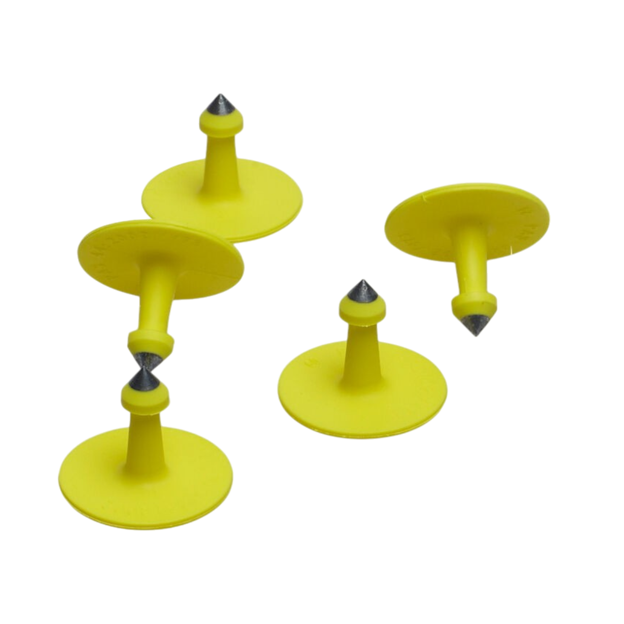 Allflex Small/Bouton Mann gelb unbedruckt 100 Stück