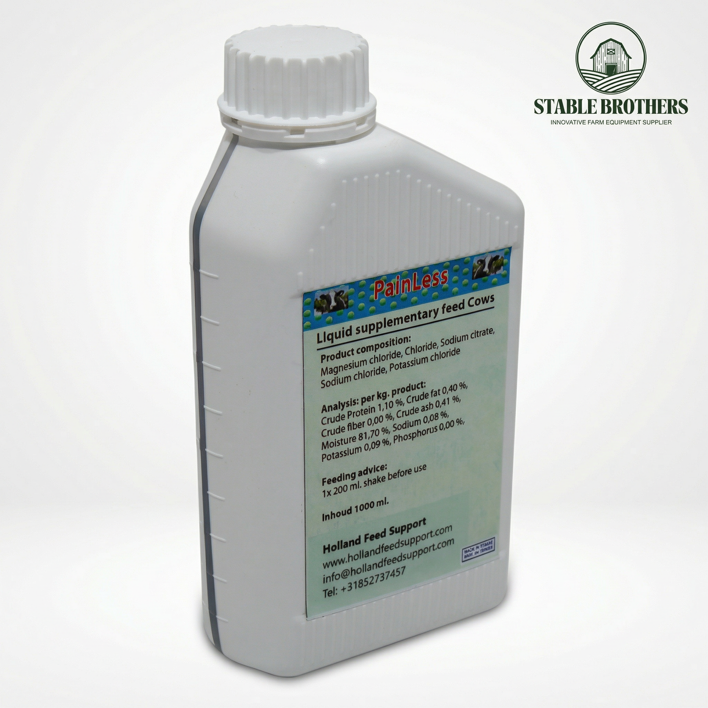 AHS Painless Liquid 500 ml – Snelle Ondersteuning bij Pijn & Herstel bij Rundvee | Stable Brothers